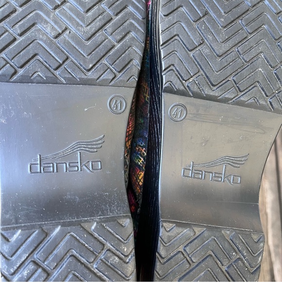 Dansko Wm’s Professional Stained Glass Clog Mules In Multicolor Sz 41 EU - Picture 4 of 16